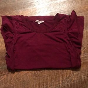Super cute maroon dress shirt